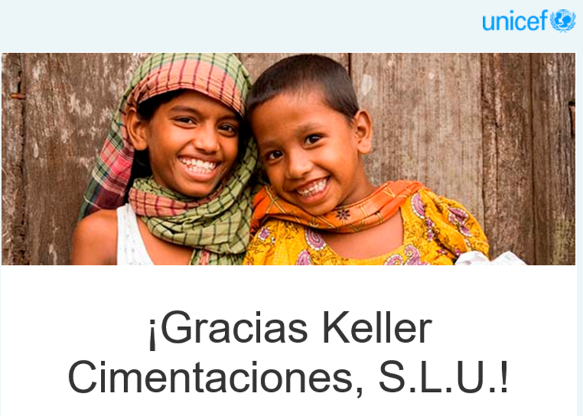 Keller y Unicef