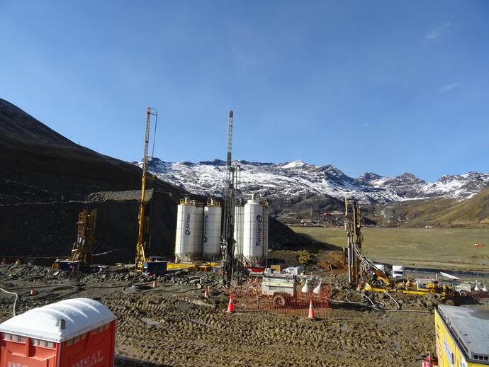 Jet-Grouting-Mina-San Rafael-Minsur-Perú